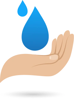 water hand